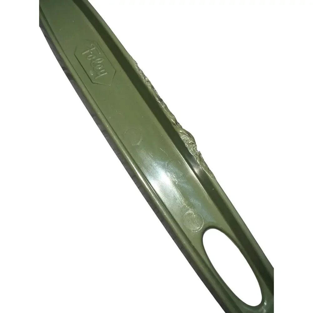 FOLEY Nylon Slotted Spoon Blender Whip Whisk Strainer Avacado Green Utensil Vtg